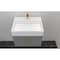 Castello Usa Amazon 24-inch Gray Vanity Set with White Top and Gold Handles CB-MC-24G-GLD-2056-WH - alternate 4